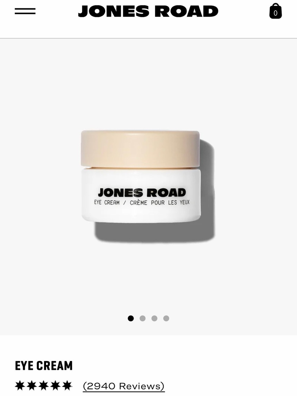 Jones Road Eye Cream